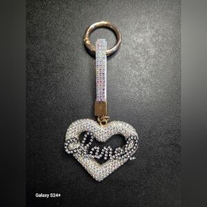 🩶FASHION KEYCHAIN BAG CHARM SILVER